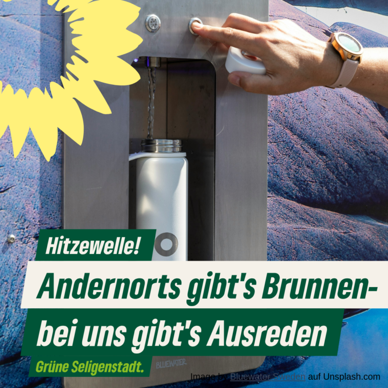 Trinkwasser in Seligenstadt: CDU/FDP lassen Bürgerinnen und Bürger im Stich