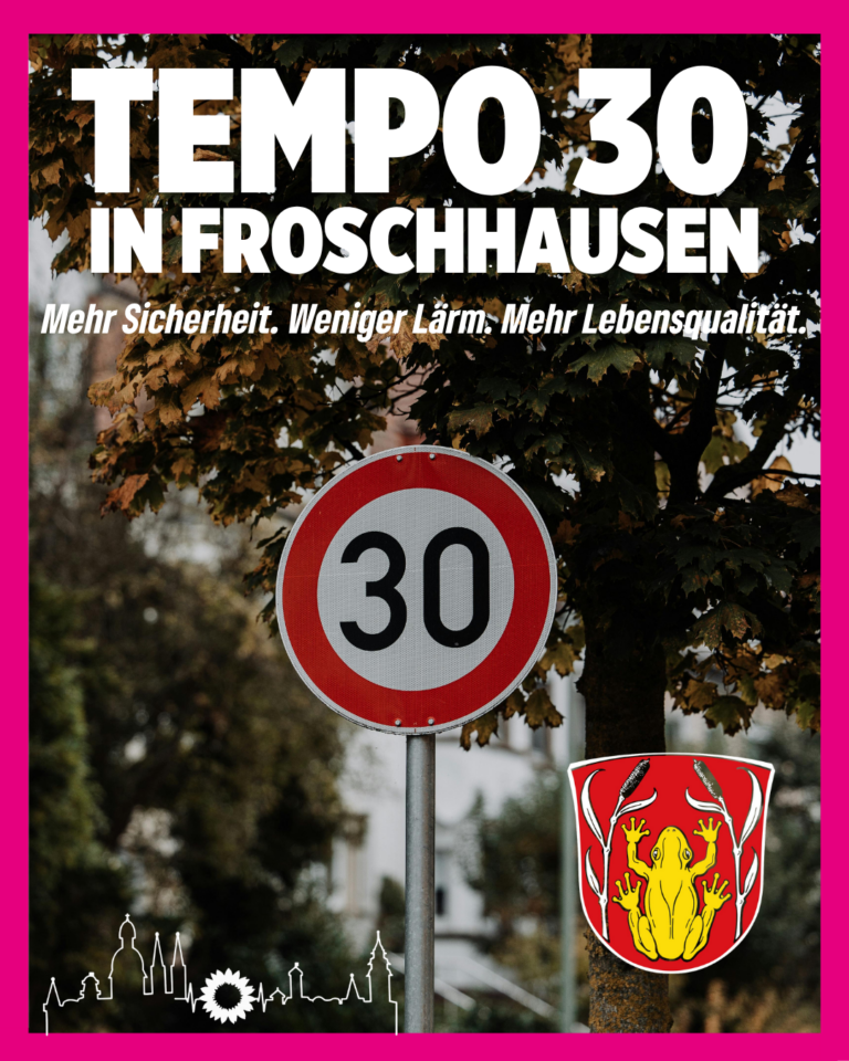 Tempo 30 in Froschhausen ist ein Gewinn für Lebensqualität und Verkehrssicherheit