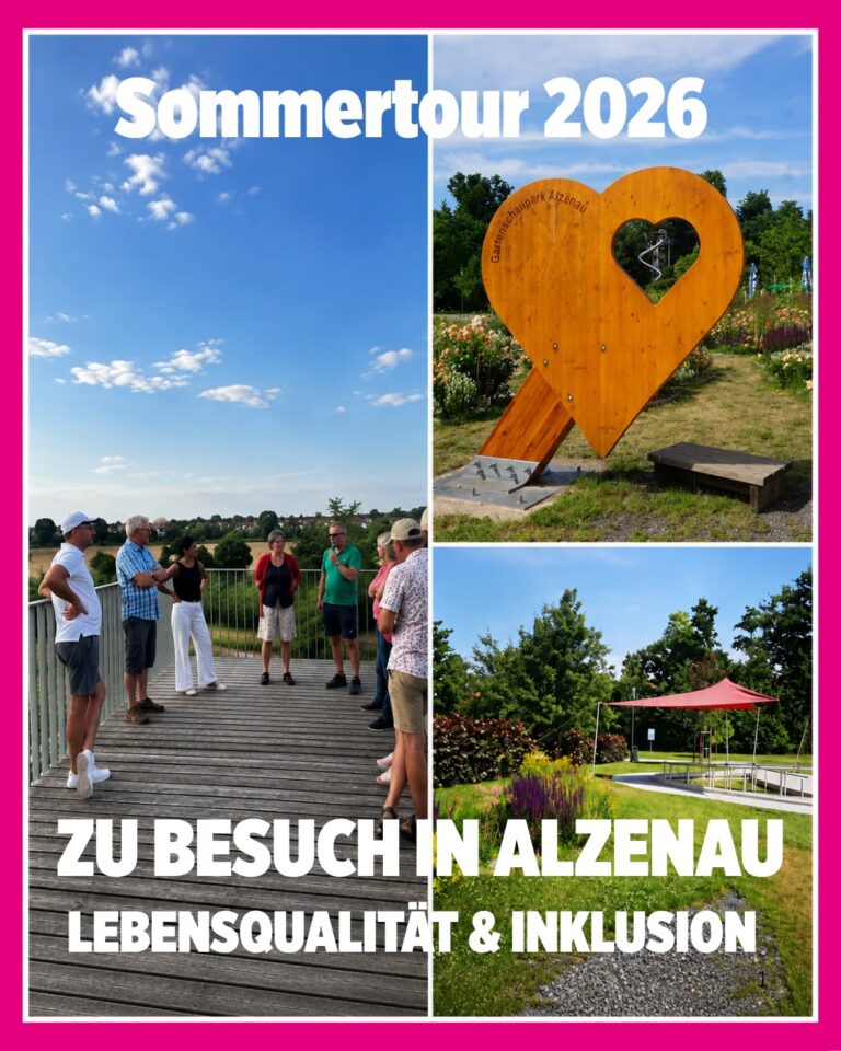 Sommertour der Grünen: Lebensqualität und Inklusion im Fokus